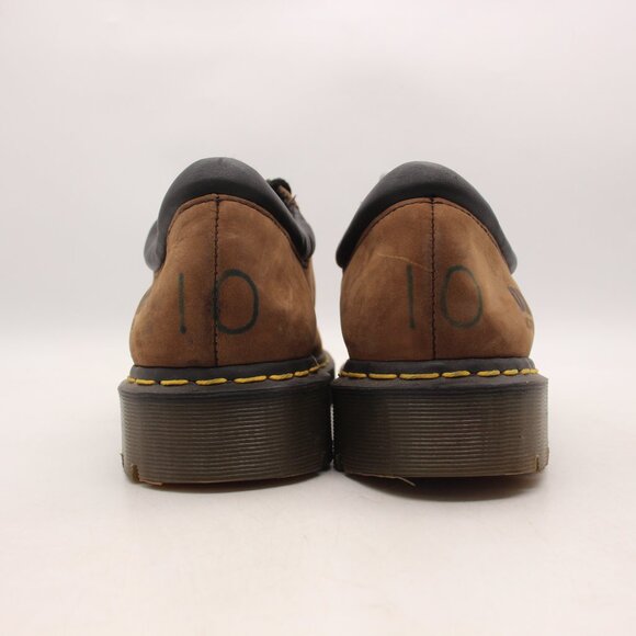 Doc Dr. Martens Industrial Steel Toe Brown Leather Men’s 11 Low Boots Oxfords main image 7